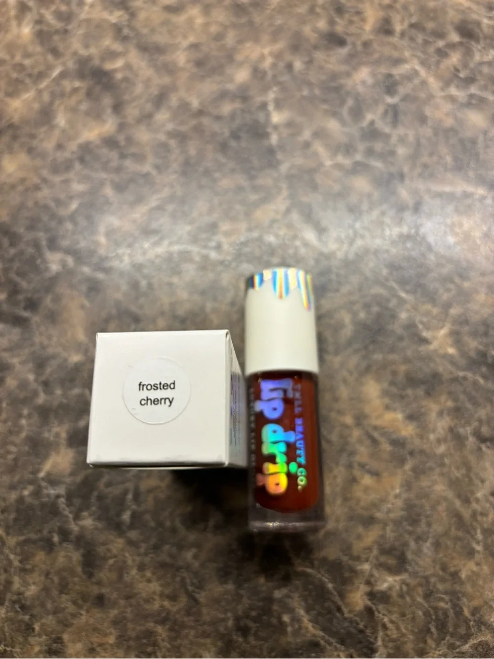 TMLL Lip Drip Liquid Lip Gloss — Frosted Cherry.